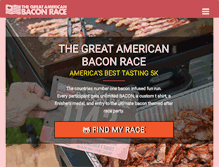 Tablet Screenshot of americanbaconrace.com